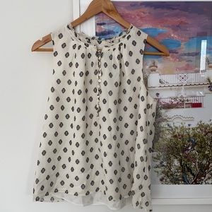 J. Crew 100% Silk Sleeveless Blouse